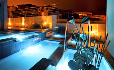 silver burke water feature